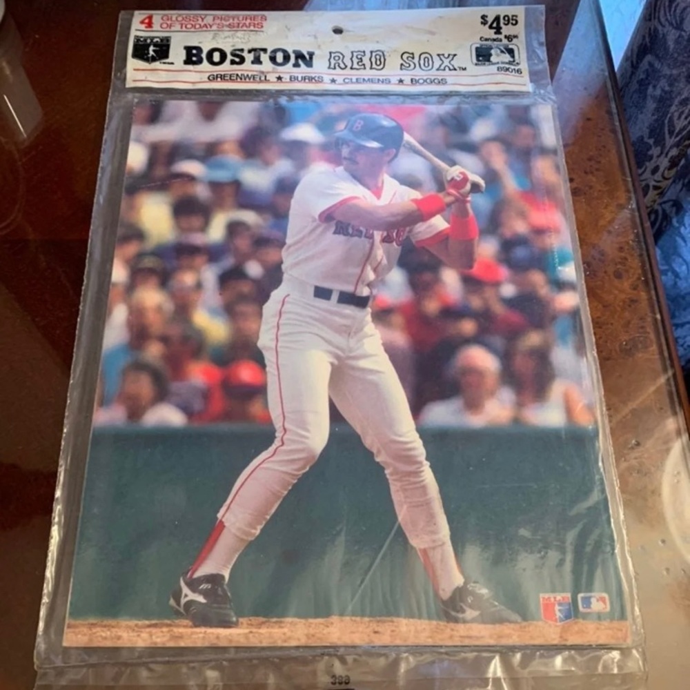 MLB Boston Red Sox 1989 TV Sports Mailbag Pictures